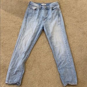 High waisted denim jeans!
